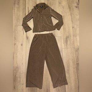 Bailey 44 Espresso Brown Soft Lounge Set